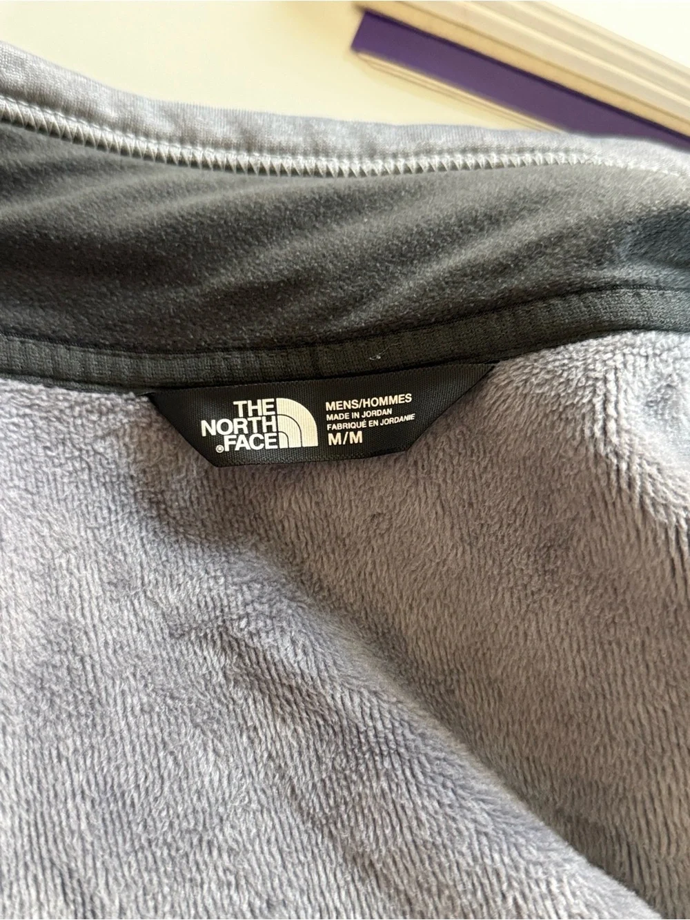 The North Face Men's Heathered Gray Lightweight Zip Jacket